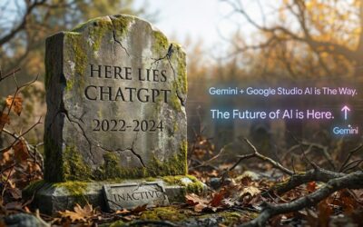 𝗖𝗵𝗮𝘁𝗚𝗣𝗧 𝗶𝘀 𝗱𝗲𝗮𝗱. 𝗚𝗲𝗺𝗶𝗻𝗶 + 𝗚𝗼𝗼𝗴𝗹𝗲 𝗦𝘁𝘂𝗱𝗶𝗼 𝗔𝗜 𝗶𝘀 𝗧𝗵𝗲 𝗪𝗮𝘆.